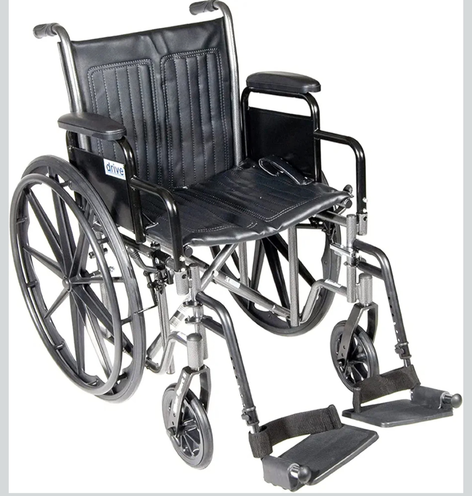 SILLA DE RUEDA DRIVE SILVERSPORT-2 20" (SSP220DDA-SF)